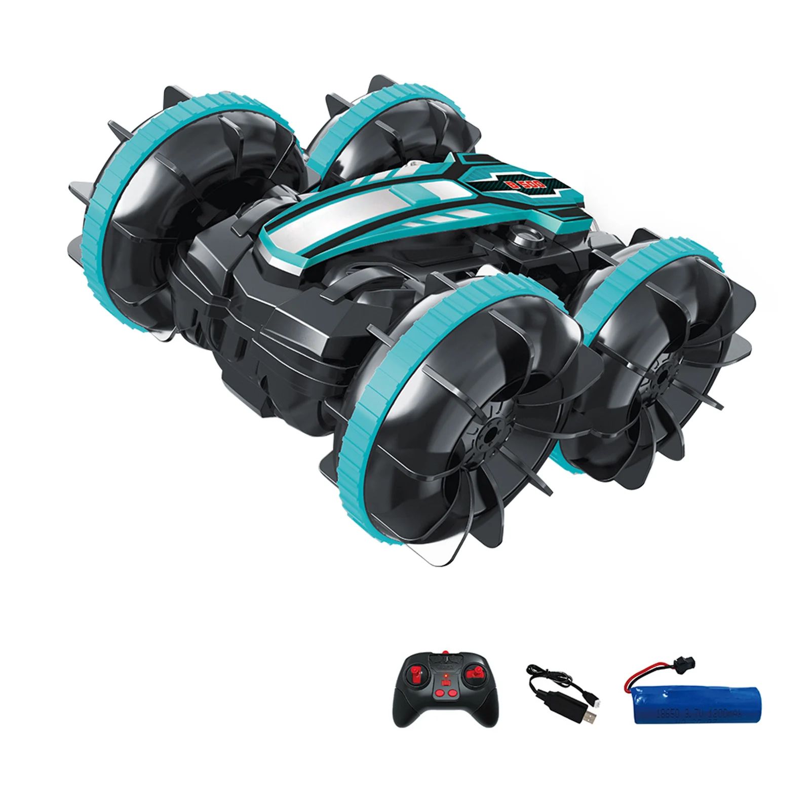 

Amphibious Stunt Car 4WD 360 Rotating Vehicle Toy Racing Electric Off Road 2.4GHz Wireless Remote Control Kids Gift Double Sided