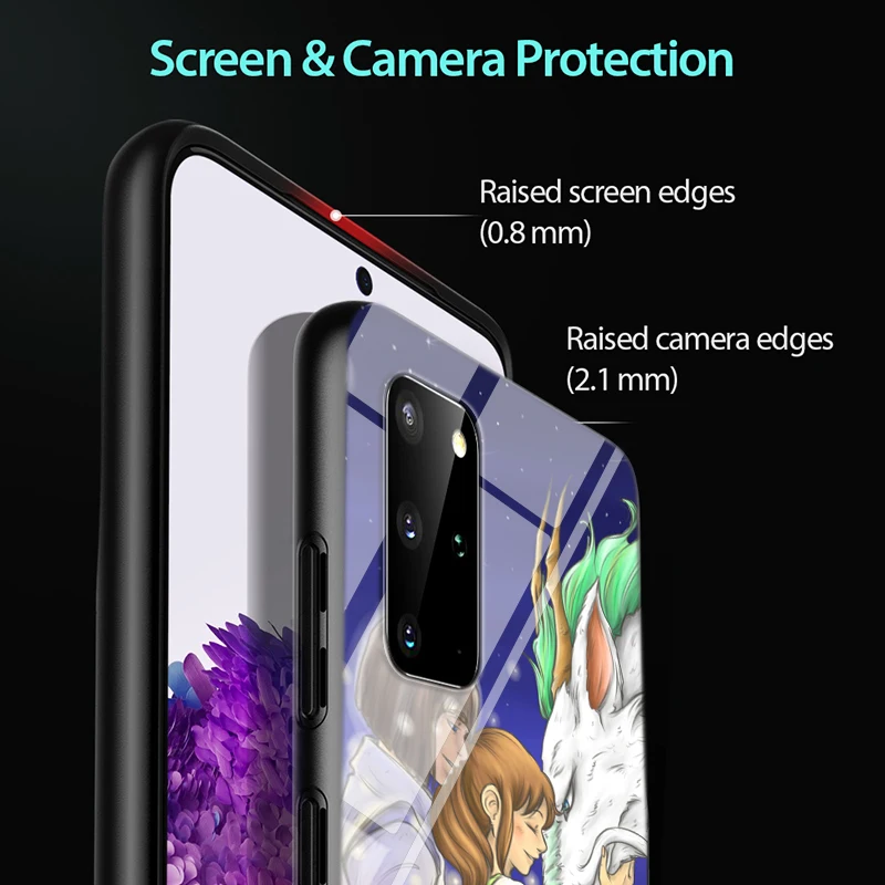 

Studio Ghibli Spirited for Samsung S20 Ultra Plus A91 A81 A71 A51 UW A41 A42 A31 A21 A21S A11 5G Bright Black Phone Case