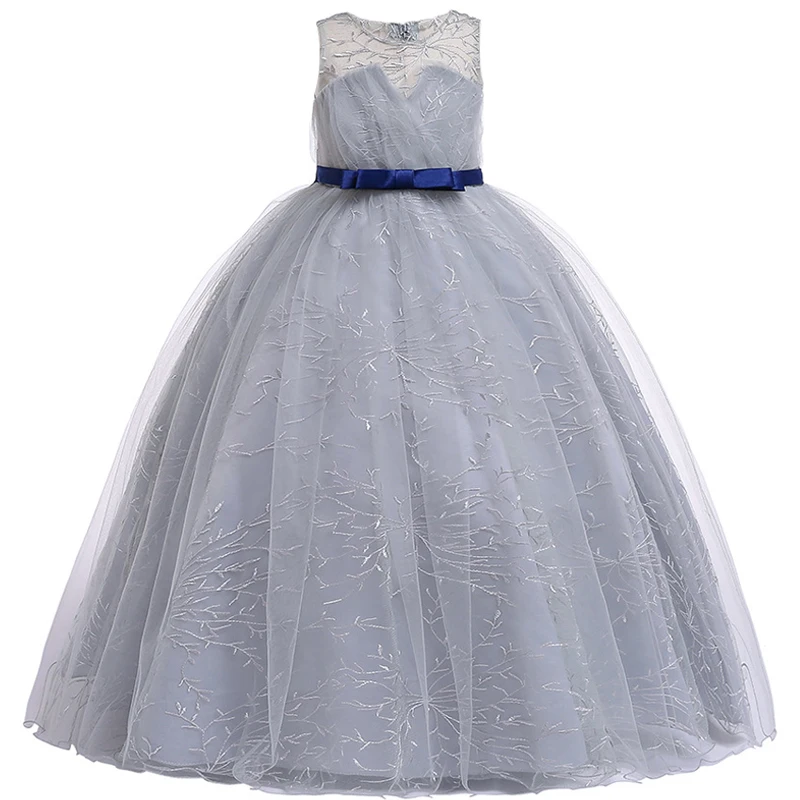 2019 Spring Flower Wedding Dress For Girl Kids Children Clothing Princess Dresses Girls Party Elegant 4 10 12 Years | Детская одежда и