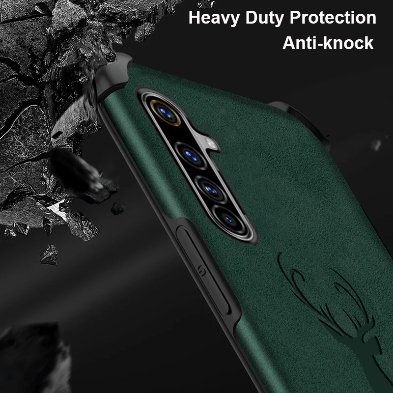 luxury leather phone case for oppo a5 a9 2020 reno 2 z k1 k5 find x2 lite neo realme 5 6 pro 5i 5s 6i 6s q xt x2 x50 pro cover free global shipping