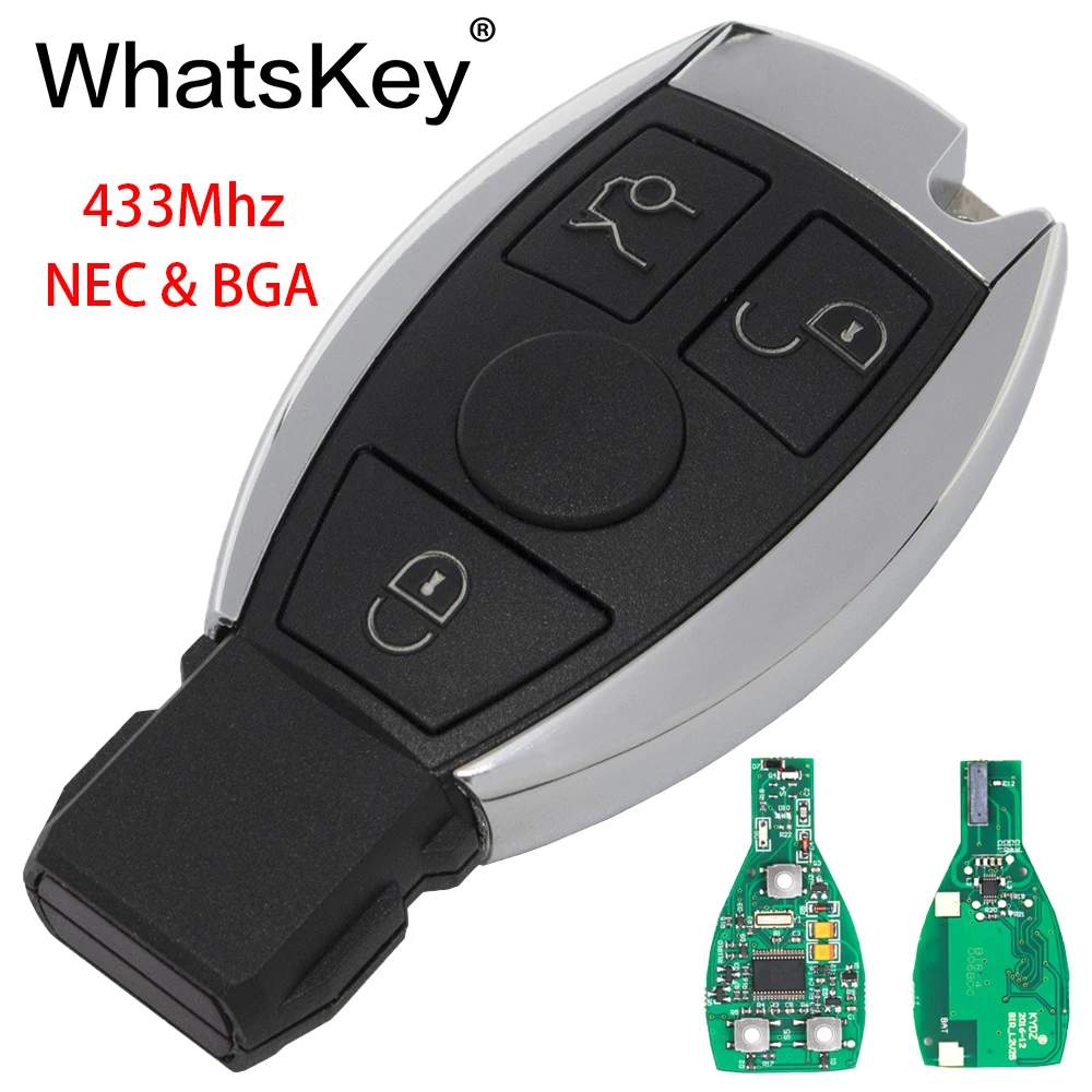 WhatsKey 5 шт. 3 кнопки интеллектуальный Автомобильный ключ дистанционного