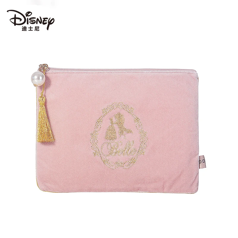 

Disney Mommy Bag 2020 New Beauty and The Beast Thin Clutch Bell Princess Portable Storage Bag Portable Small Bag Diaper Bag