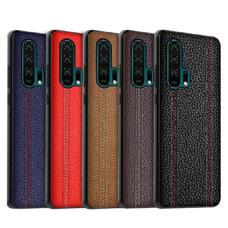 

Задняя крышка из натуральной кожи для Huawei Honor 20i 20 Procase, защитный чехол для телефона Nova 20 Pro, мягкая силиконовая рамка
