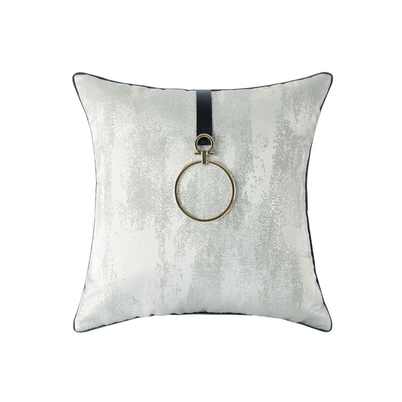 Современная роскошная блестящая жаккардовая наволочка 45x4 5/50x30 см декоративная