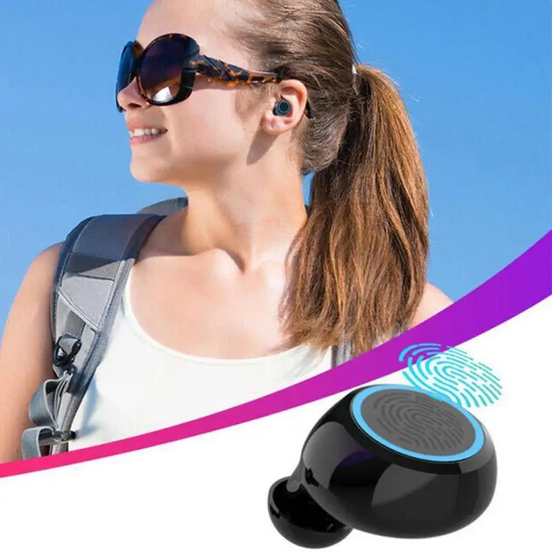 

Беспроводная Bluetooth-гарнитура tws, стерео беспроводные наушники-вкладыши, мини-гарнитура, сабвуфер G1M9