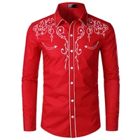embroidered shirt manwestern style shirtmens long sleeve shirtshirt manred shirt men long sleeve shirt mens shirt