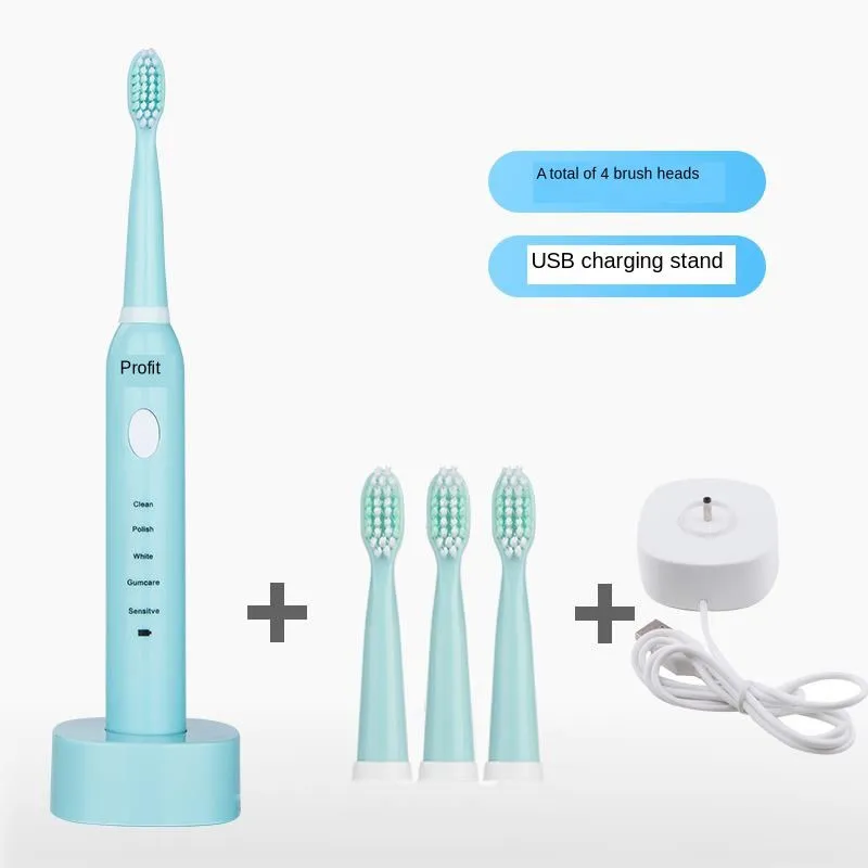 Dilip электрическая зубная щетка обновленная взрослая Водонепроницаемая