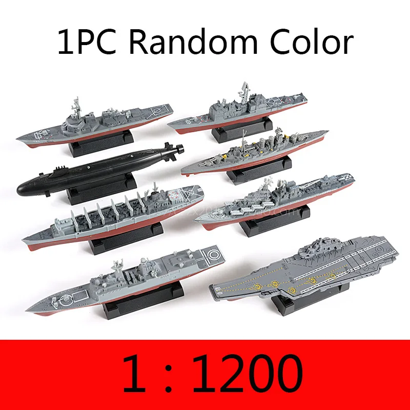 1pc warship random 28 типов 1/72 масштаб 4D сборный грузовик бронированный автомобиль panzer Тигр I пантера Танк самолет линкор носитель войны-II модель игрушки - Цвет: 1pc warship random