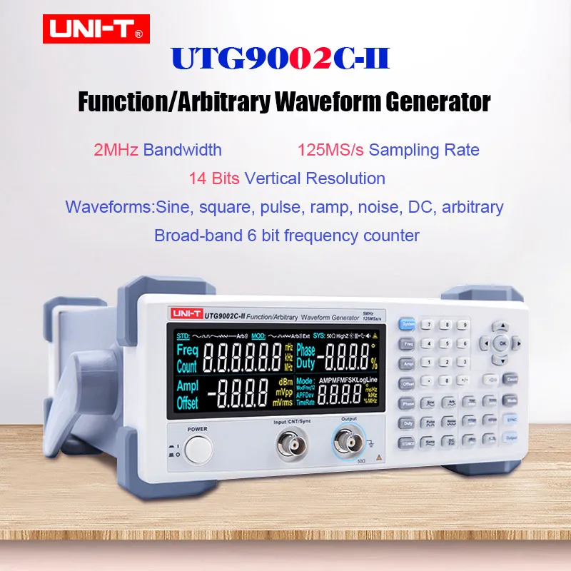 UTG9002C II функция/генератор сигналов произвольной формы 1 канал 2 МГц полоса