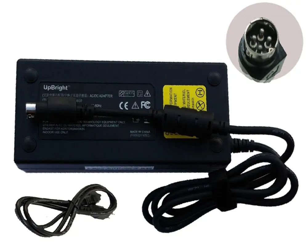 12V 4 контактный AC/DC адаптер для обещание SmartStor DS4600 NS4600 Raid 5 NAS медиа сервер жесткого