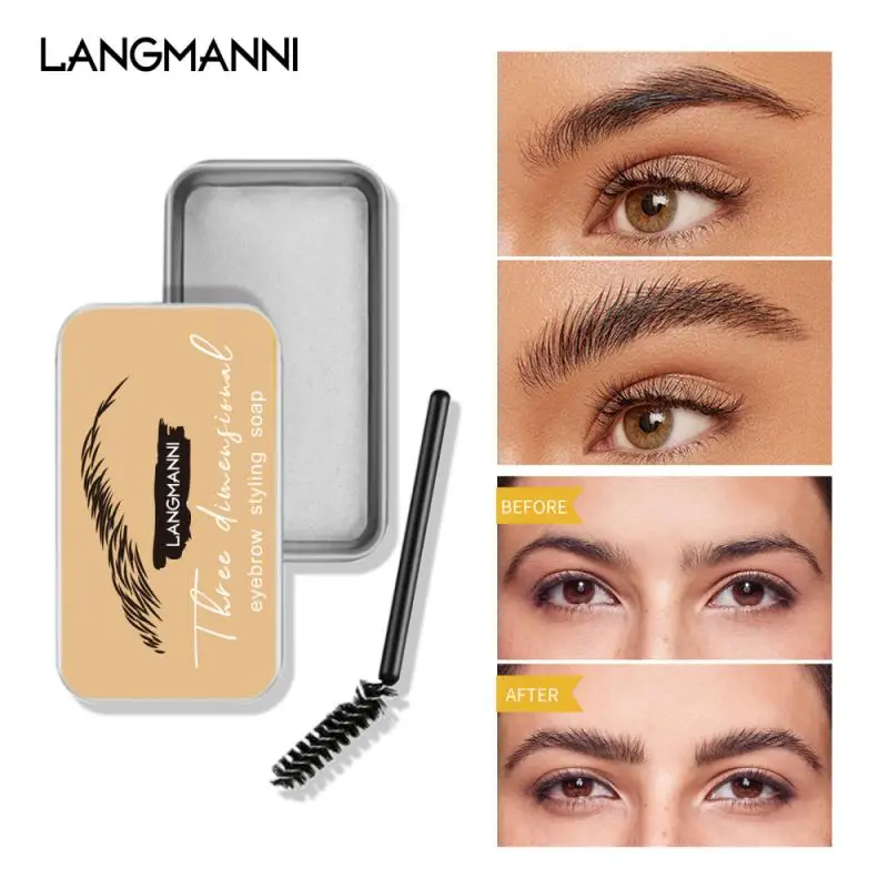 

Wholesale 3D Brows Makeup Balm Styling Brows Soap Kit Lasting Eyebrow Setting Gel Waterproof Eyebrow Tint Pomade Cosmetics TSLM1