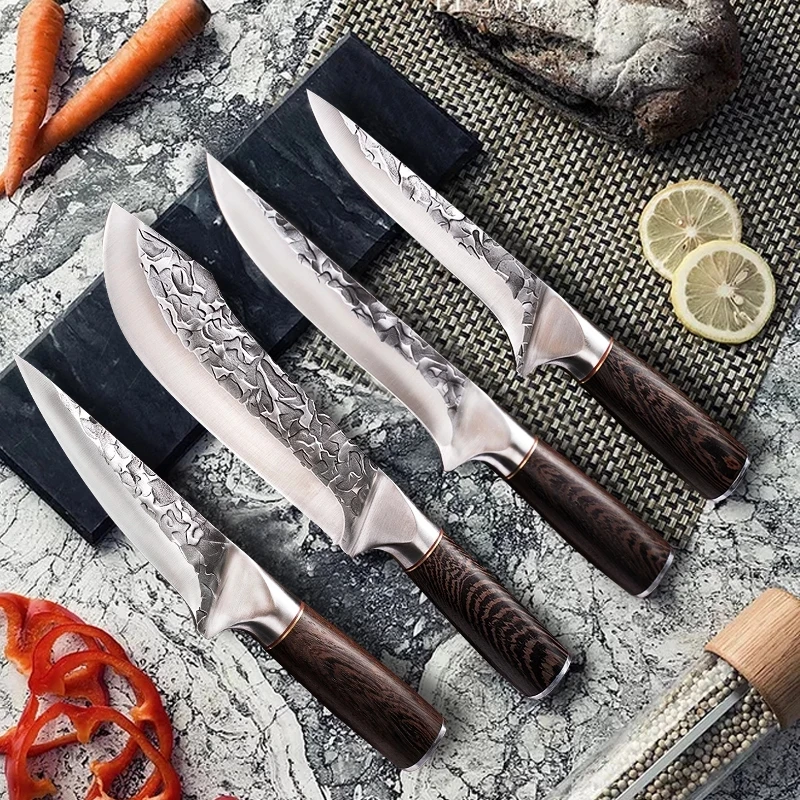 

Hand-forged boning knife Outdoor cooking knife Stainless steel meat cleaver Butcher knife Kitchen chopper