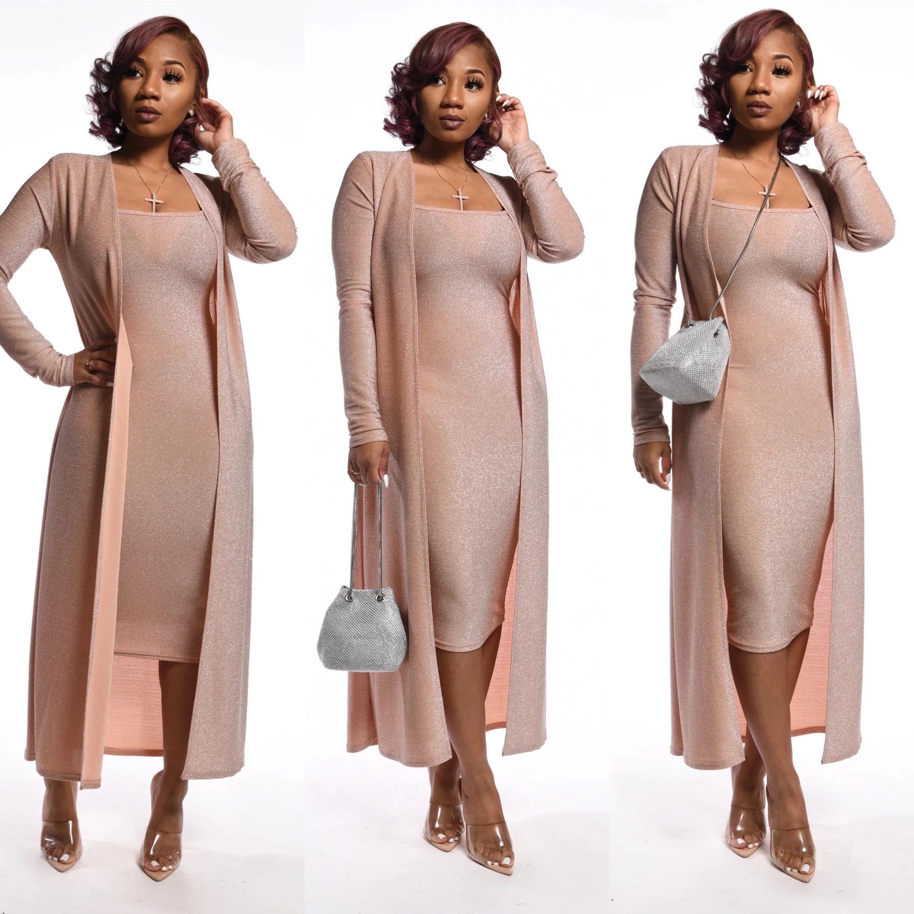 Женский спортивный костюм с длинным рукавом однотонный комплект из двух