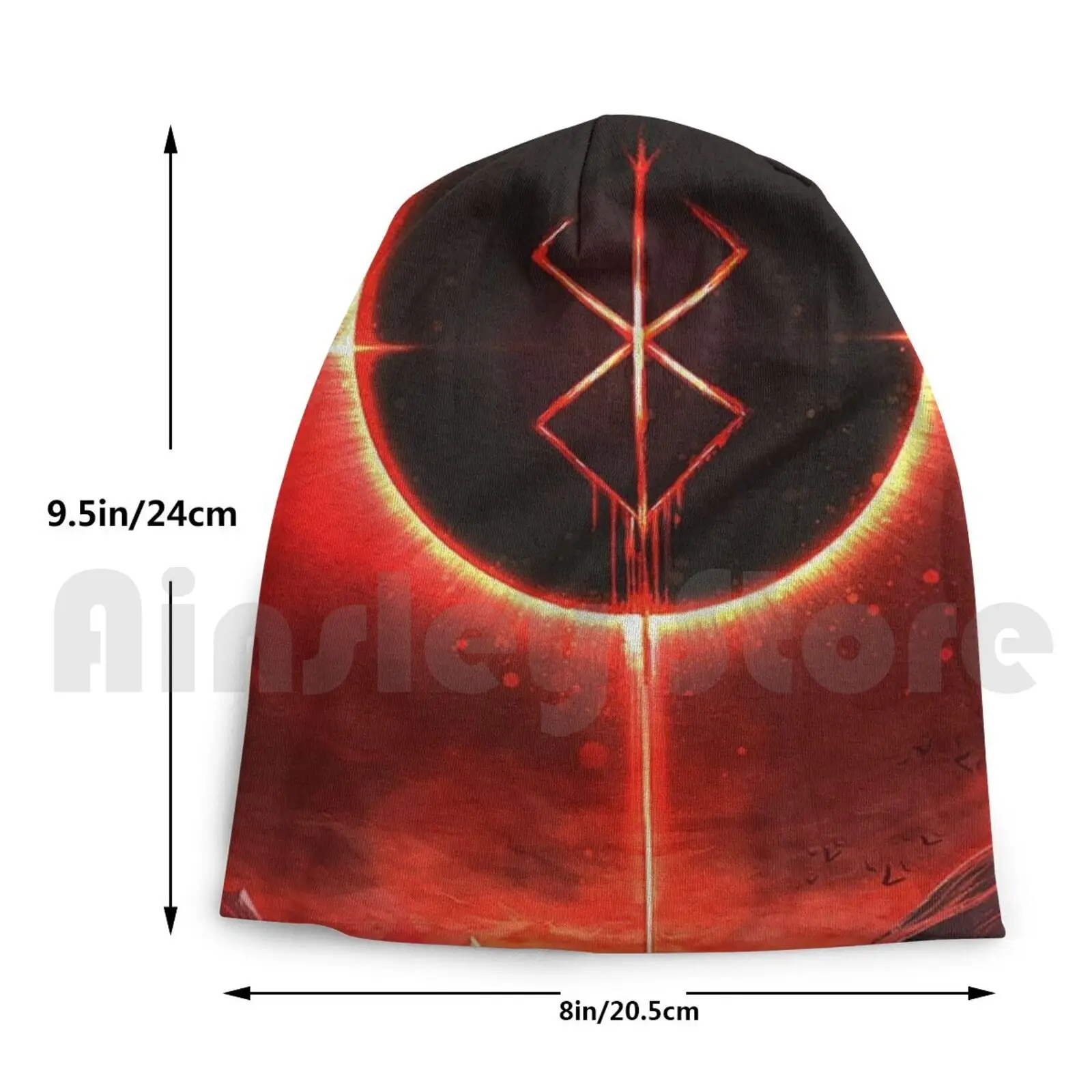 

Berserk Demon Mark Beanies Knit Hat Hip Hop Berserk Demon Mark Anime Sleeve Guts Gatsu Berserk Demon Mark