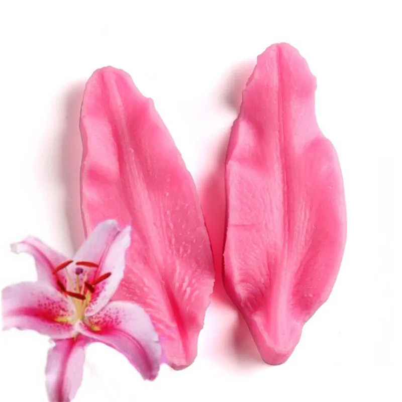 Силиконовые формы в виде лепестков лилии инструменты для украшения торта