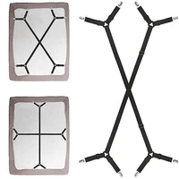 adjustable bed suspenders sheet fastener straps clippers clips holder kit gripper fitted 4 clips