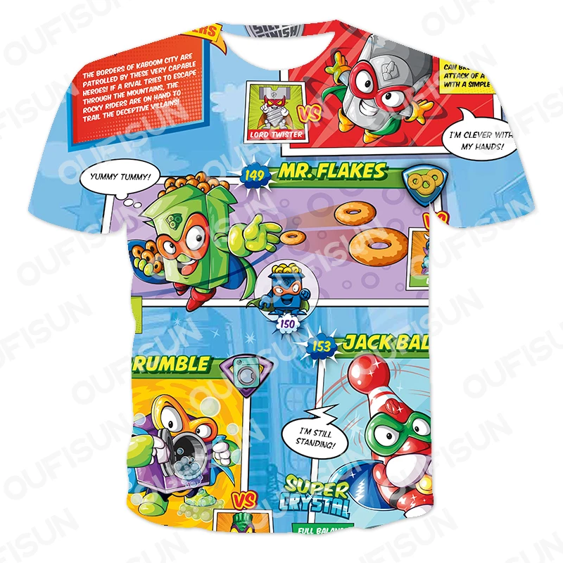 

2021 Trend Summer Popular Game Super Ziggs Cartoon Anime Pattern Children Men And Women 3DT Shirt Breathable Stretch Fine Mesh