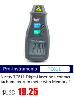 Специальное предложение Nicety TC801B 2в1 цифровой вращающийся измерительный инструмент двигатель rpm скорость тестер метр тахометр