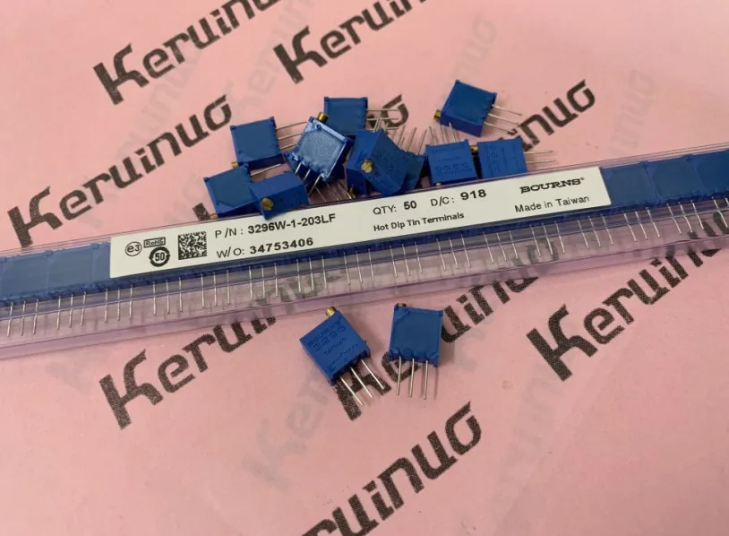 50PCS/ LOT original BOURNS potentiometer 3296W 1-201LF 203LF | Электроника
