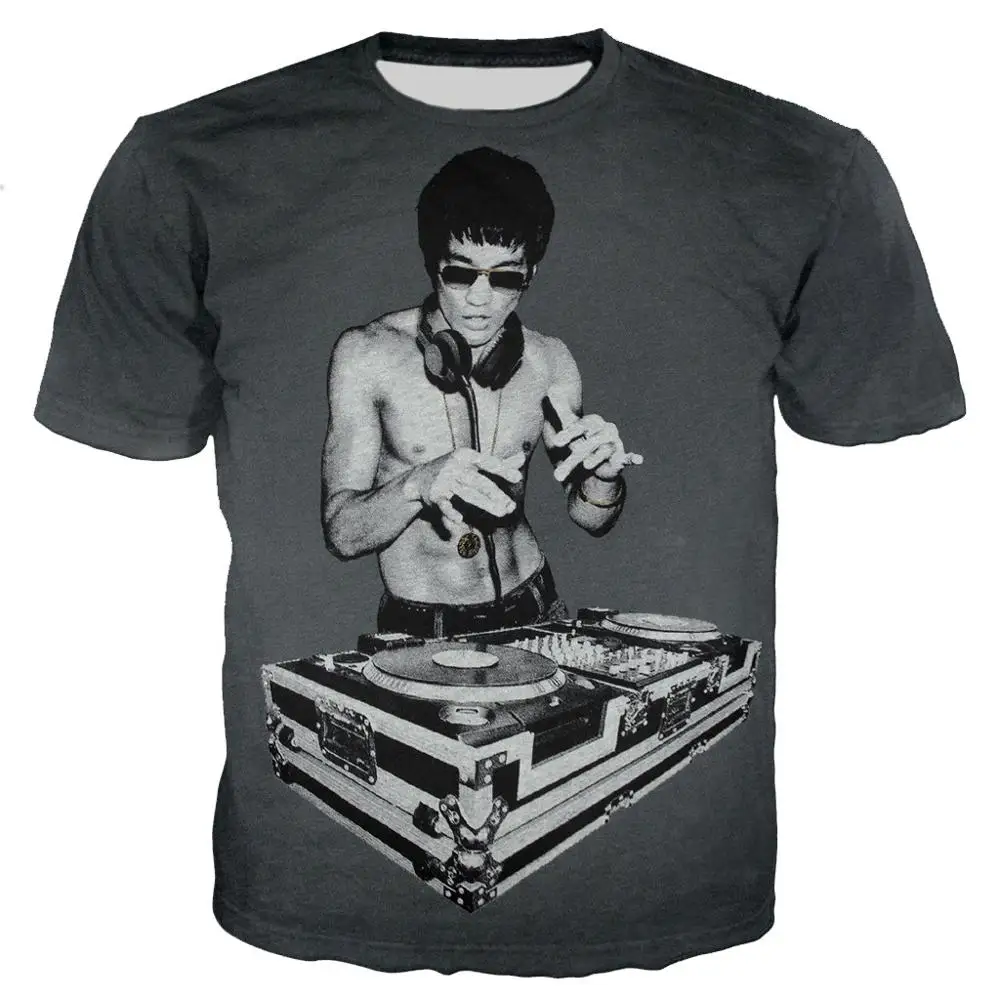 

2022 High Quality Bruce Lee 3D Printed T-shirt Women Mens Fashion Casual Summer Short Sleeve Streetwear Oversized T Shirt Tops