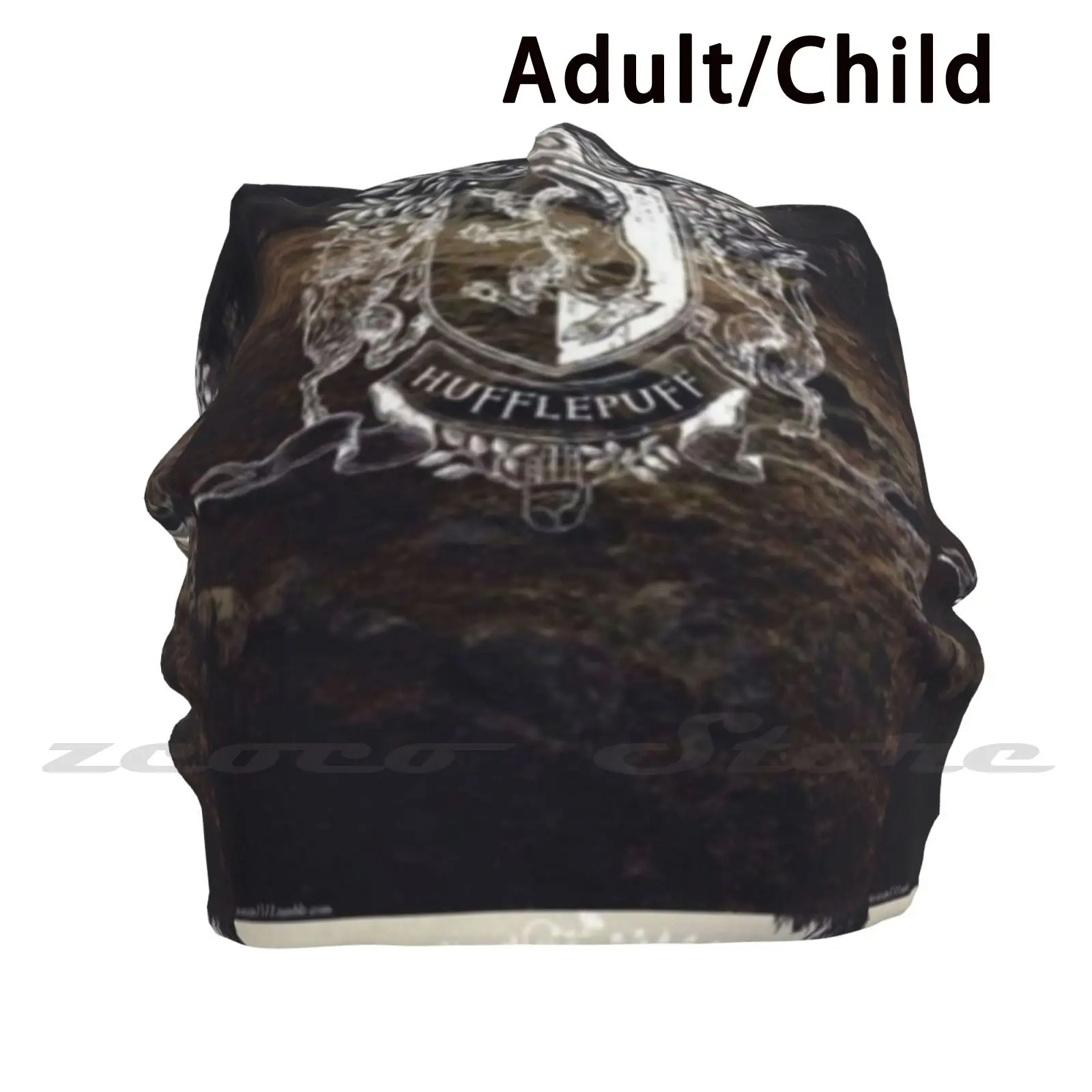 Вязаная шапка пуффендуй с узором для влюбленных взрослых и детей дышащий узор