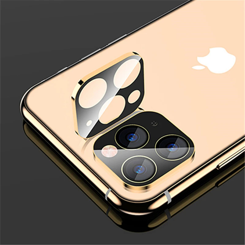 3D полное покрытие камеры закаленное стекло объектива Защитная пленка для Iphone 11 Pro