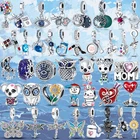 Серебряные бусины-подвески для браслета pandora