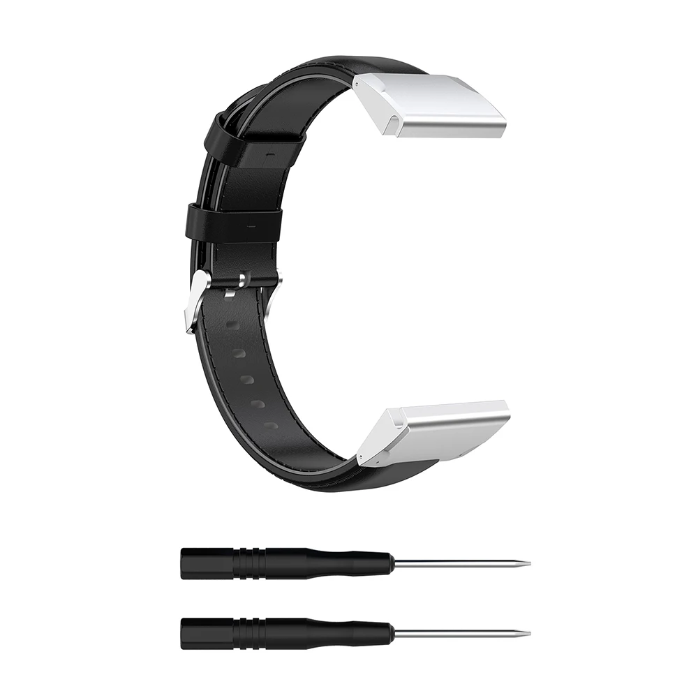 Кожаный ремешок для Garmin Fenix6x Fenix 6x5X26 мм наручных часов сменный смарт-браслета