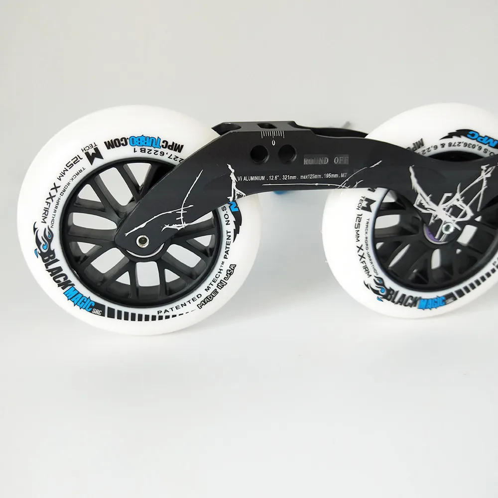 Powerslide вирус 3*125 мм рамки 195 Скорость на расстоянии встроенный ролик с MPC колесами