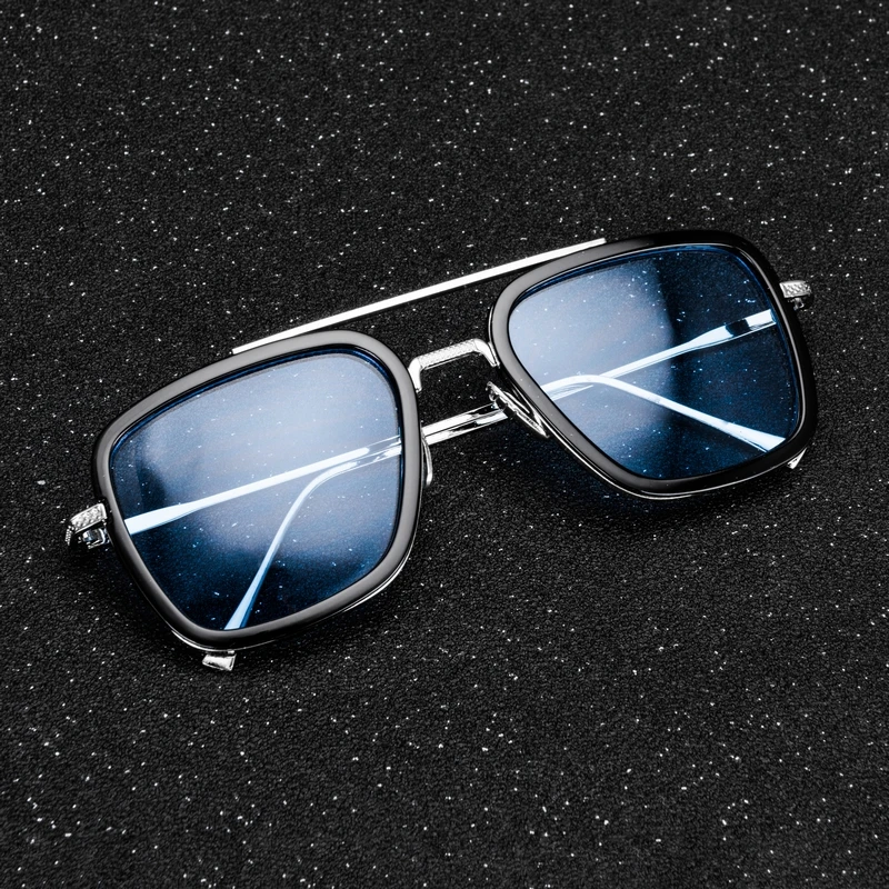 

Tony Stark Glasses Men Women Sunglasses Iron man Eyewear Steampunk Sun Glasses Male Goggles