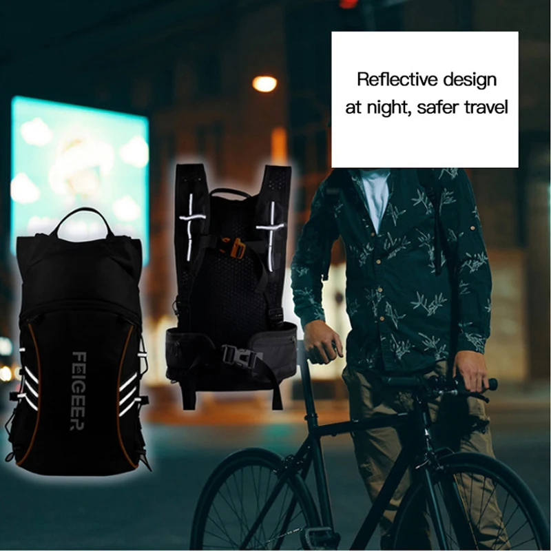 

Outdoor Waterproof Cycling Backpack Night Reflective Ultralight Hiking Bike Bag Large Capacity Durable Climb Travel Bag XA136Q