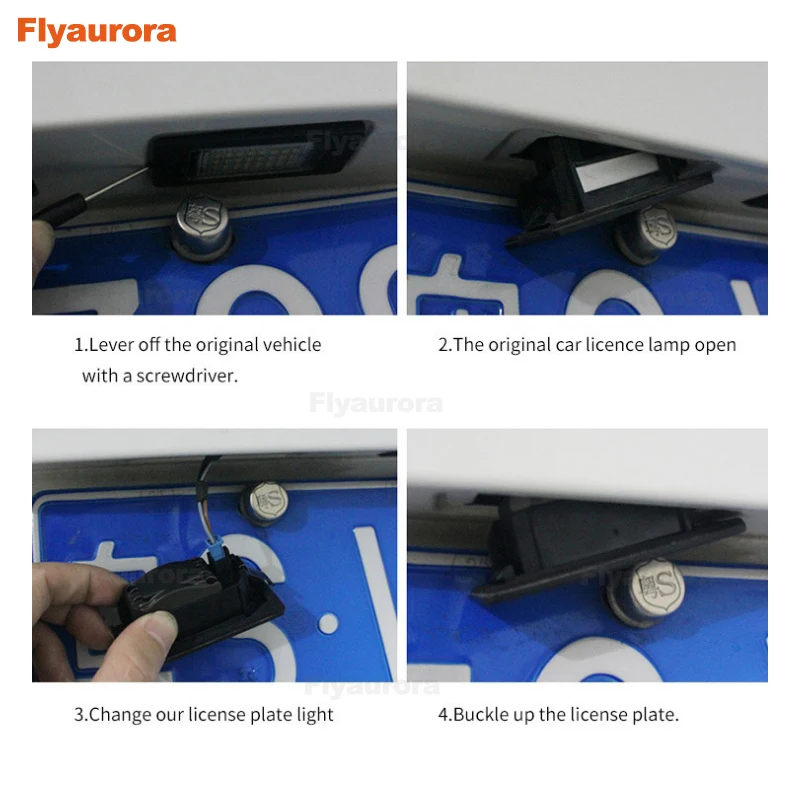 Flyaurora, 1 пара, светодиодный фонарь для автомобиля, для фокусировки, светодиодный, боковое зеркало для автомобиля, лужа, логотип, светильник, зеркало заднего вида, прожектор, светильник для Ford Focus