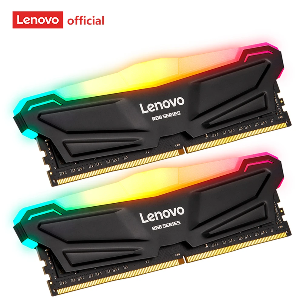 lenovo ddr4 8gb 16gb memoria ram ddr4 2666 3200 3600 rgb memory desktop dimm with heat sink xmp for pc free global shipping