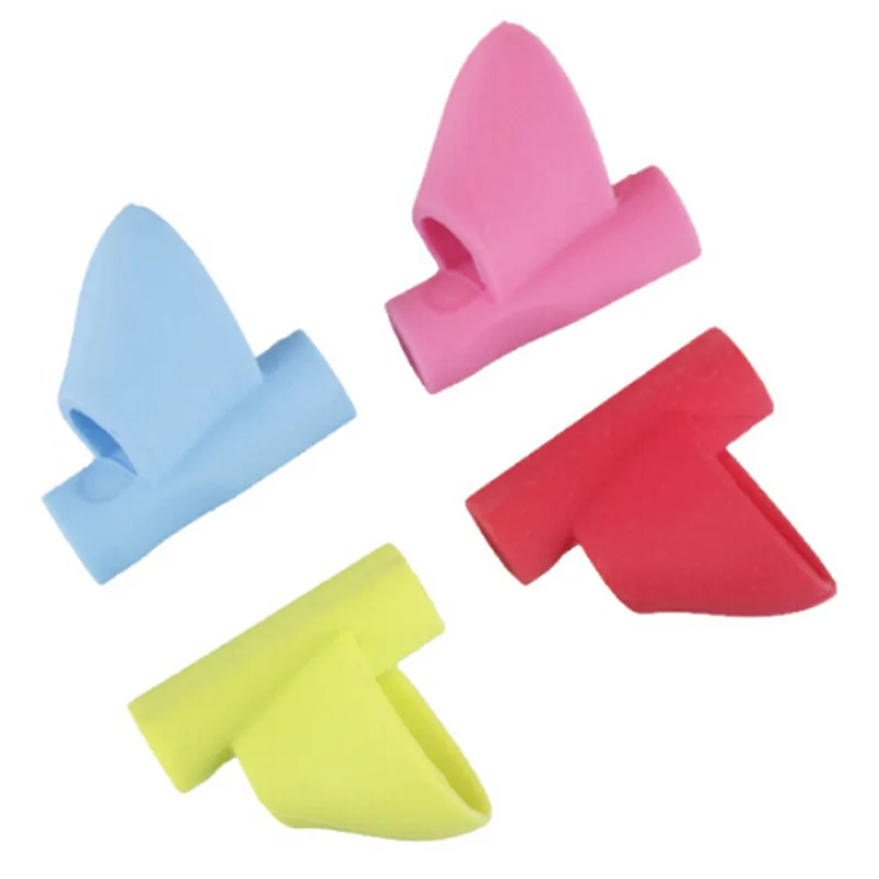 

Color Random 3 Pencils Handle Right Hand Helps Children Learn Holding Pen And Writing Posture Correction Magic Fits Pencil Soft