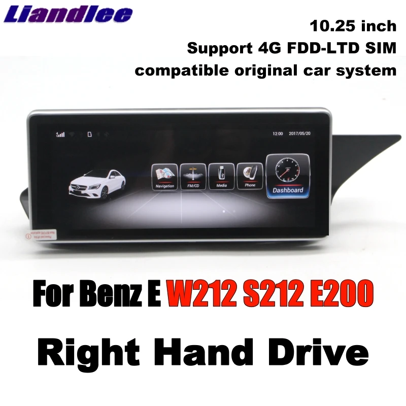 Для Mercedes Benz MB E Class W212 S212 RHD 2009 ~ 2016 правый руль Liandlee автомобильный мультимедийный