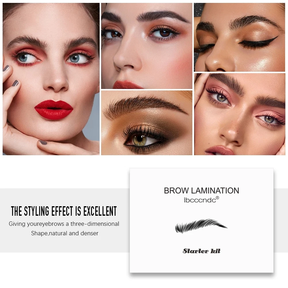 

Ibcccndc Semi-pernament Brow Lamination Kit Eyebrow Lift Kit Eye Safe Brow Lift Eyebrow Lifting Protable Travel Kit Professional
