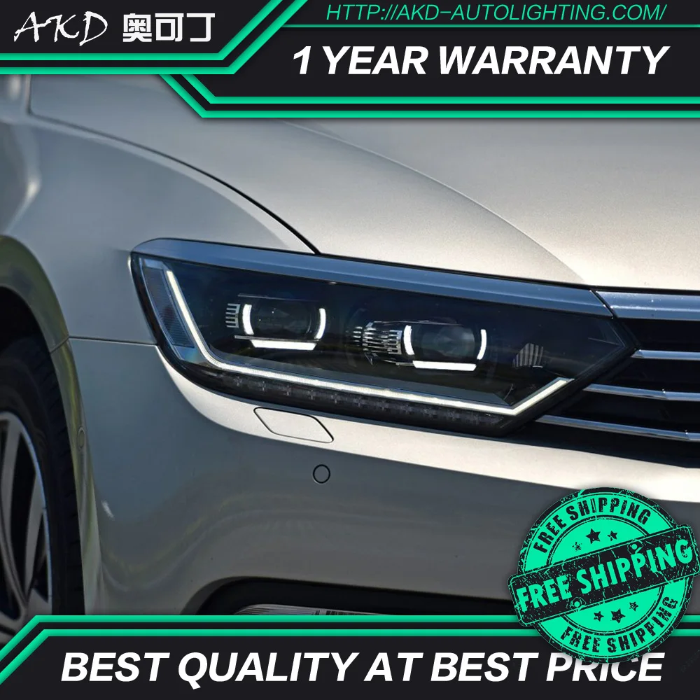 АКД автомобильного тюнинга поперечная балка для VW Passat B8 Eur Версон светодиодные