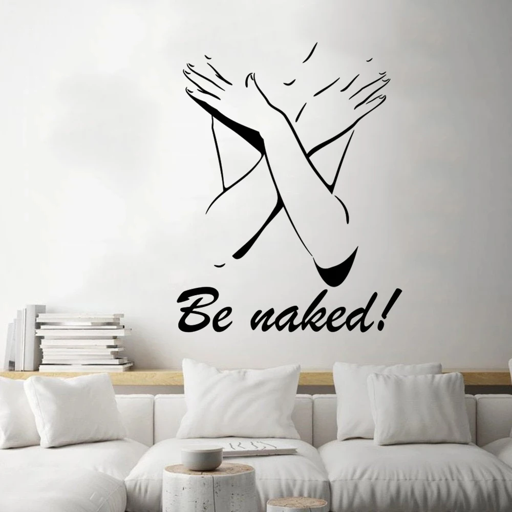 

Wall Stickers Woman Be Naked Nude Girl Beautiful Sexy Body Poster Removable Vinyl Murals For Bedroom Home Decor Decals DW21669