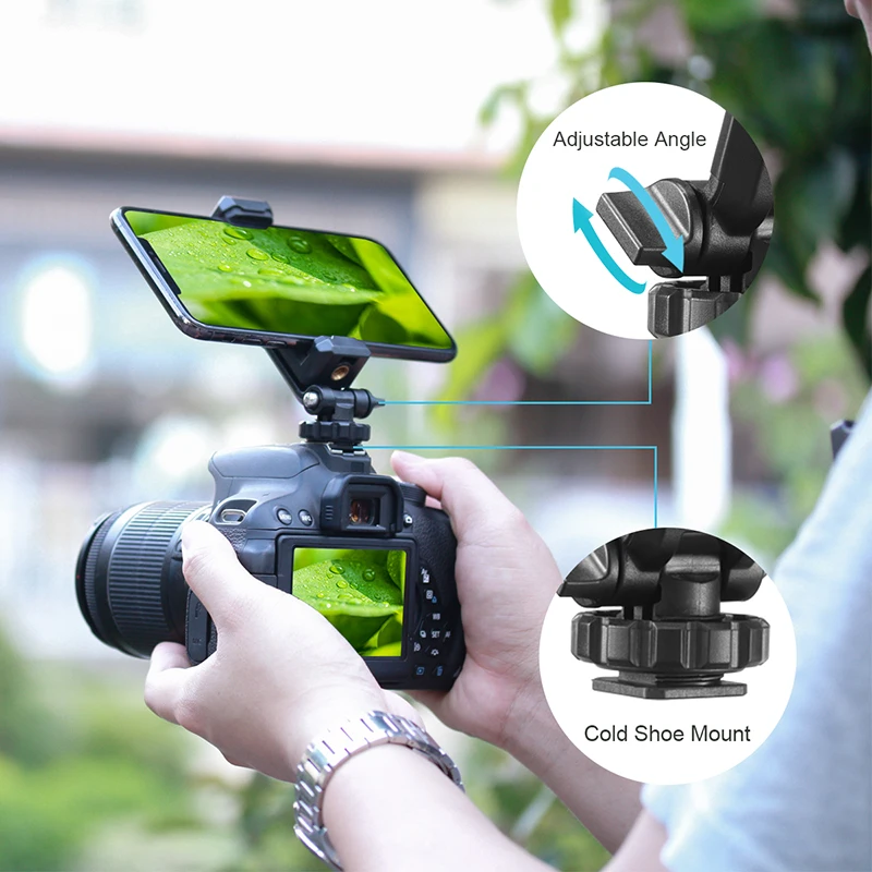 Штатив для телефона Ulanzi ST-06 с холодным башмаком Регулируемый адаптер iPhone 11 Pro Max XR