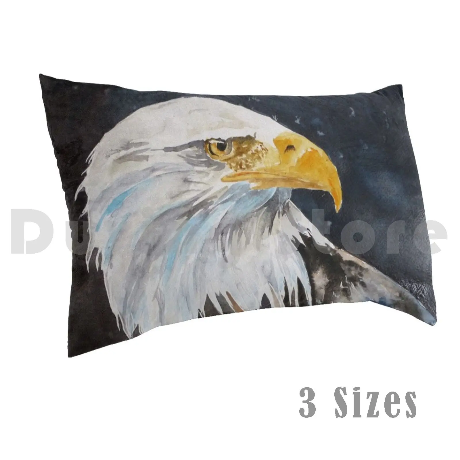 

Bald Eagle Pillow Case Printed 50x75 Raptor Eagle Nozzle Vulture Hunter Joelle Guillaume Animal Art Animal