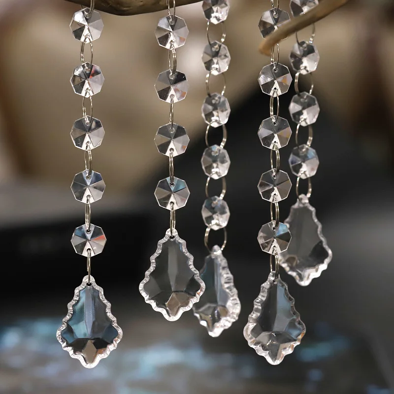 

Акриловый занавес с кленовым листом, 5 шт.