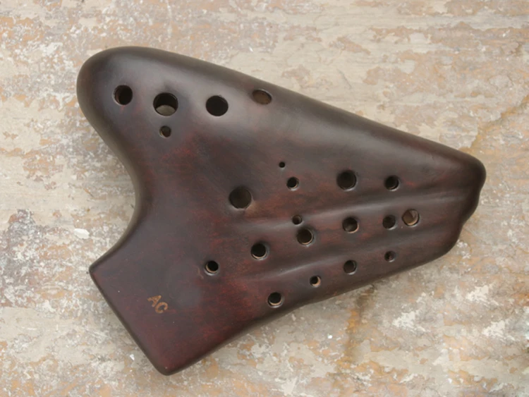 Хорошие звуки три трубки ALTO C Ocarina flute дымчатое горение многокамерная 3-Трубка AC tone