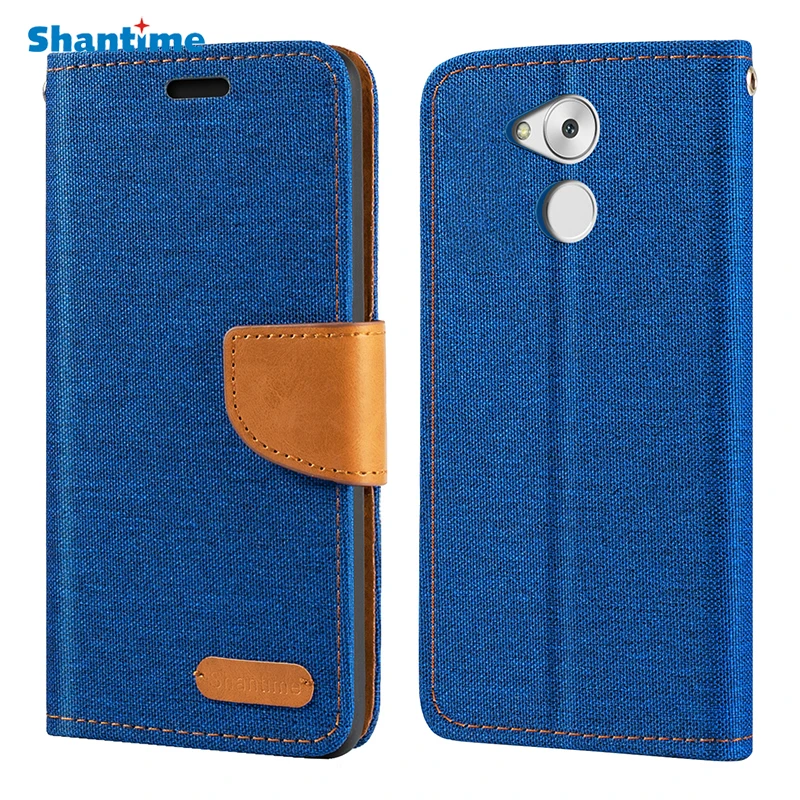 Чехол-кошелек из кожи Оксфорд для Huawei Enjoy 6S с мягкой задней крышкой ТПУ Магнитный