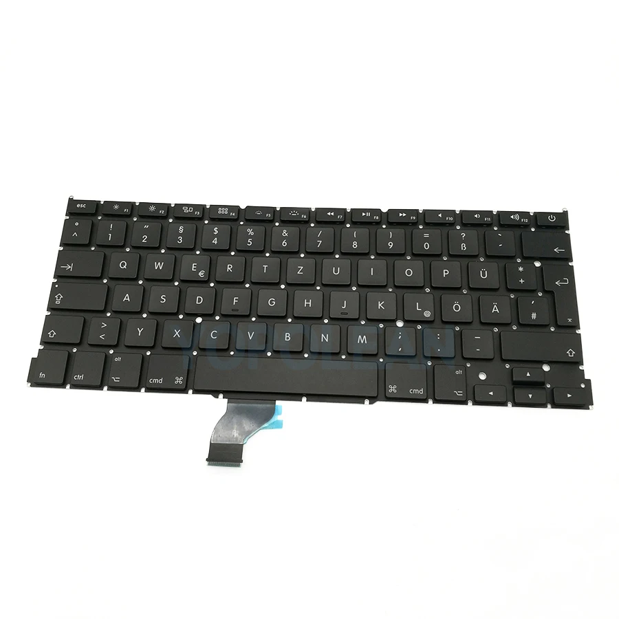 5 шт./лот Новая немецкая клавиатура с подсветкой для Macbook Pro Retina 13 дюймов A1502 2013 2014