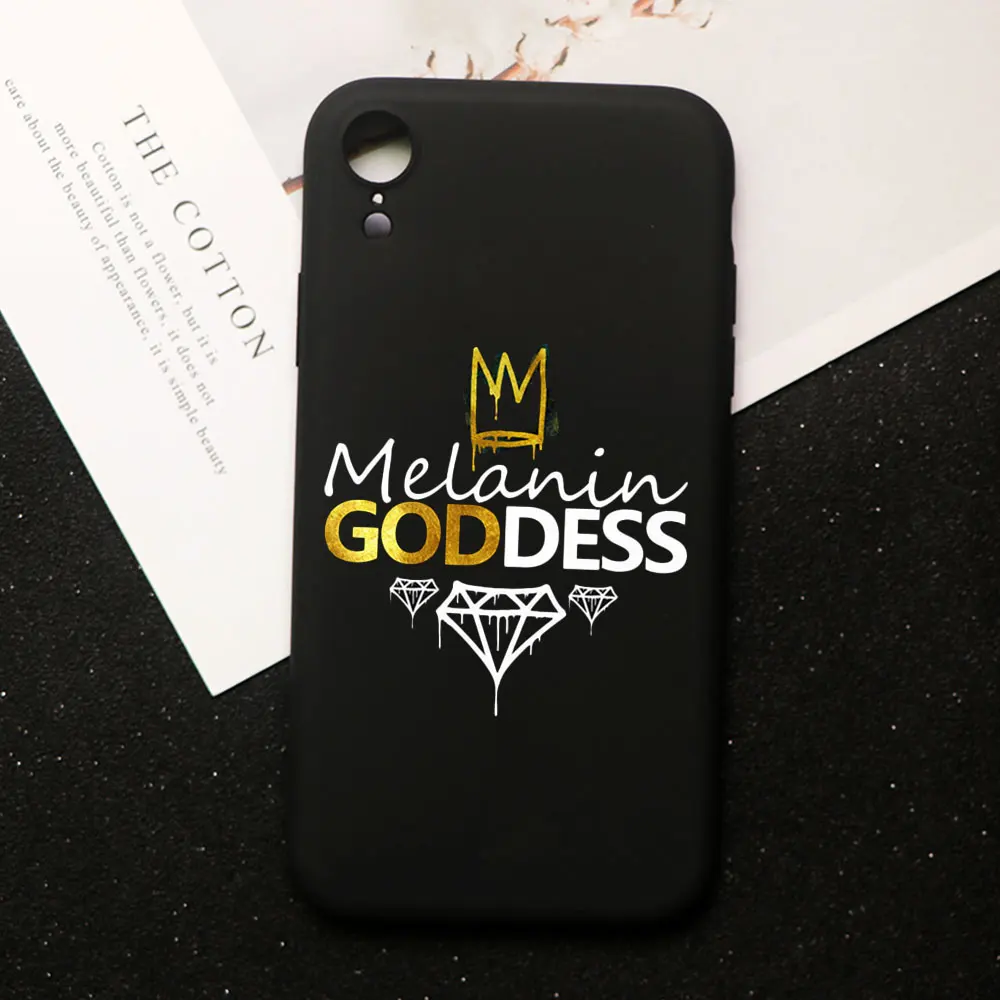 Чехол для телефона PUNQZY Afro Black Girl Magic Queen Melanin Poppin iPhone 12 pro 11 PRO MAX XS XR X 6 8 7 Plus SE 2