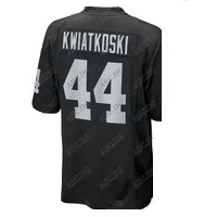 

Customized Stitch American Football Jersey Men Women Kid Youth Nick Kwiatkoski Ronnie Lott Damon Arnette Jackson Black White