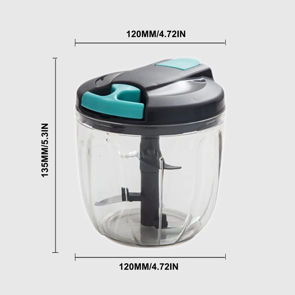 

Household 900ML Garlic Masher Vegetable Cutter Children's Food Supplement Machine Portable Meat Grinder Vegetable Chopper