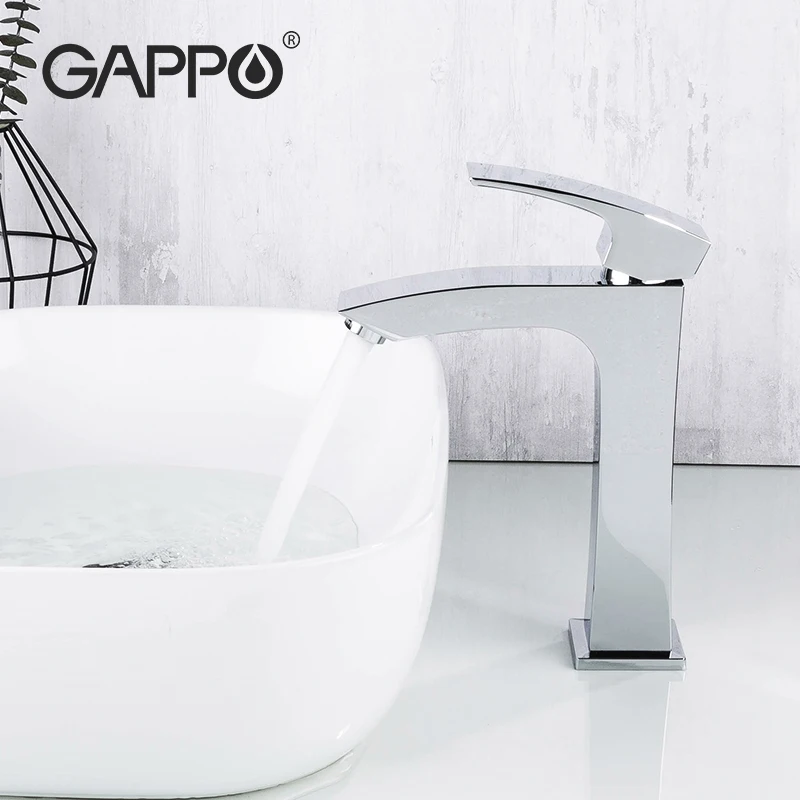

Смеситель для раковины GAPPO, настенный хромированный кран для ванной комнаты