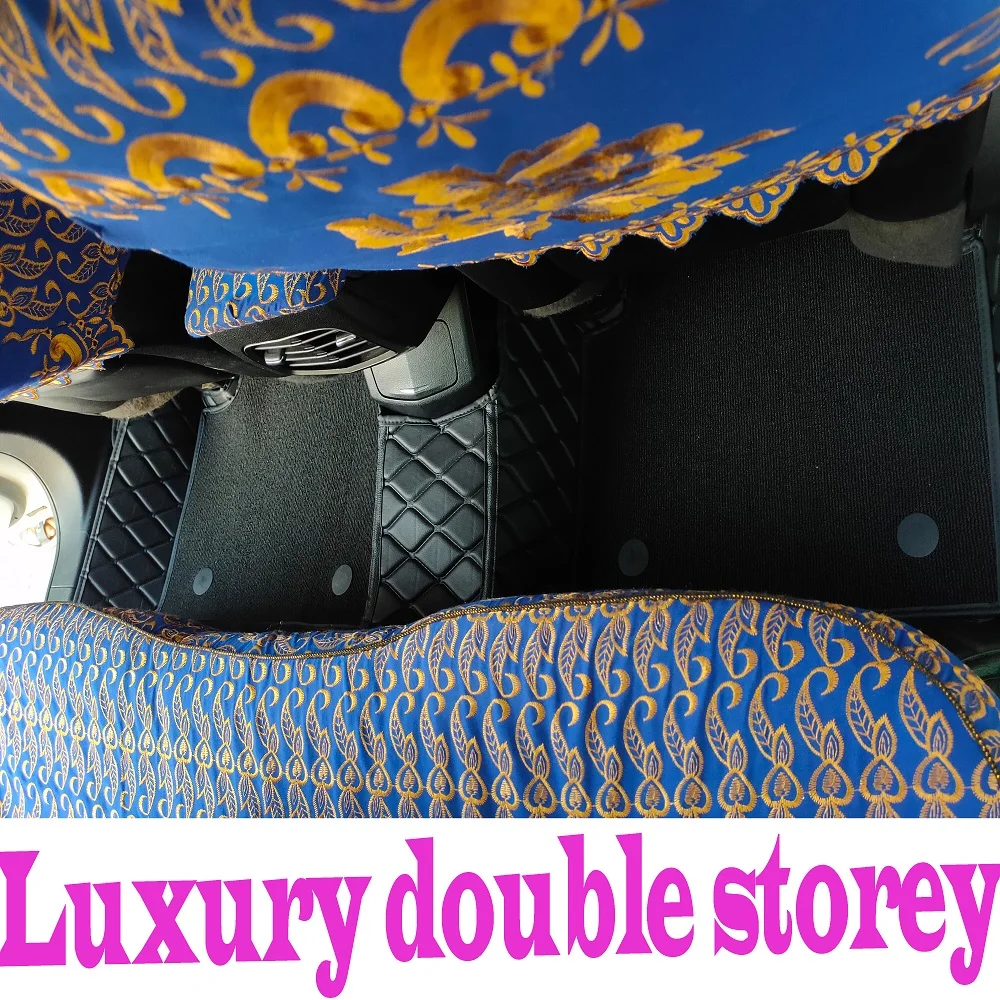 5D tapis de sol voiture pour Toyota Land Cruiser 100 200 кожаный непроницаемый interieur |