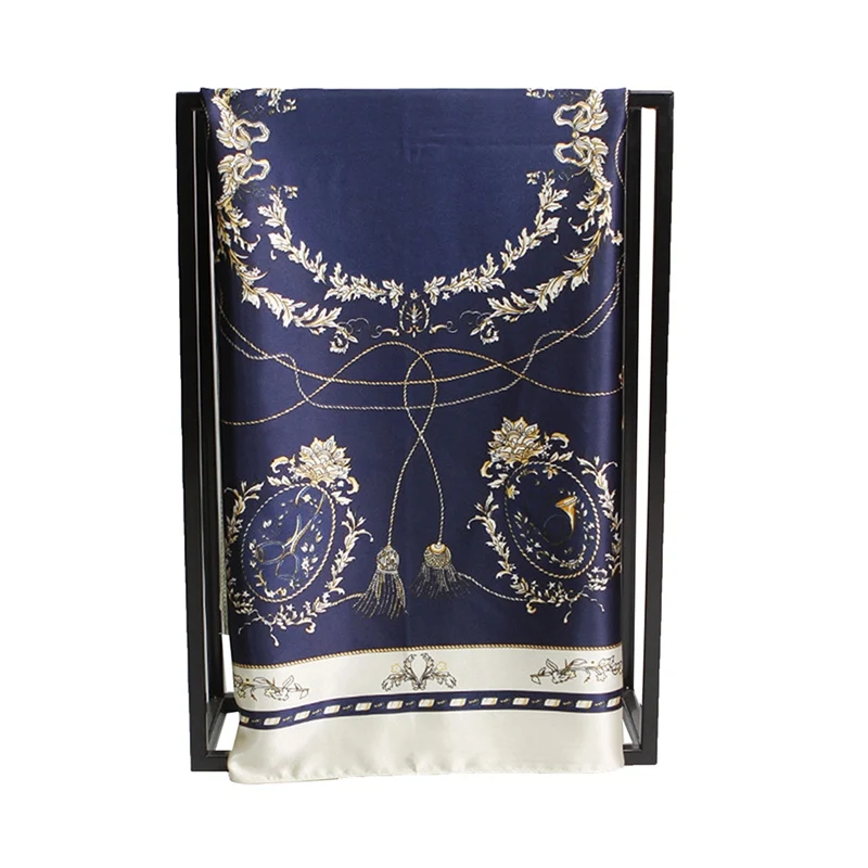 

Silk Scarves for Women Print Foulard Soft and skin-friendly fabric, comfortable to wear. Lightweight and Large Scarf Drop